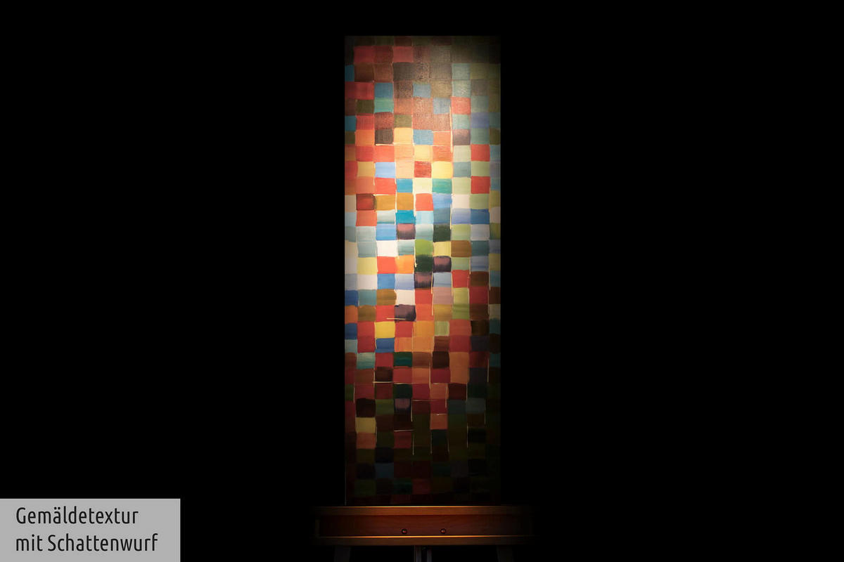 ACRYLBILD HANDGEMALT 50/150 cm - Multicolor, Holz/Textil (50/150cm) - KUNSTLOFT