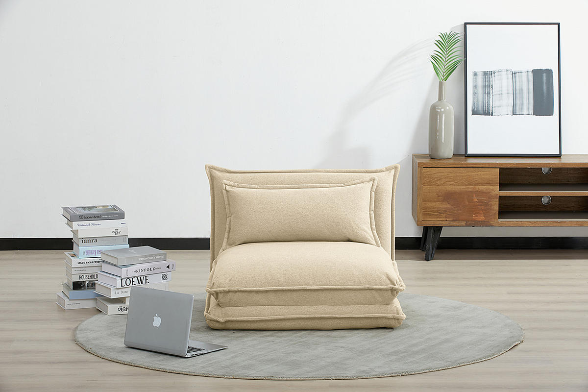 SCHLAFSESSEL - Beige, Textil (78/56/74cm) - home24