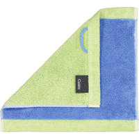 HANDTÜCHER LIFESTYLE SPLASH 7071 CAPRI/PISTAZIE - 14 - Blau, Textil (30/30cm) - Cawoe