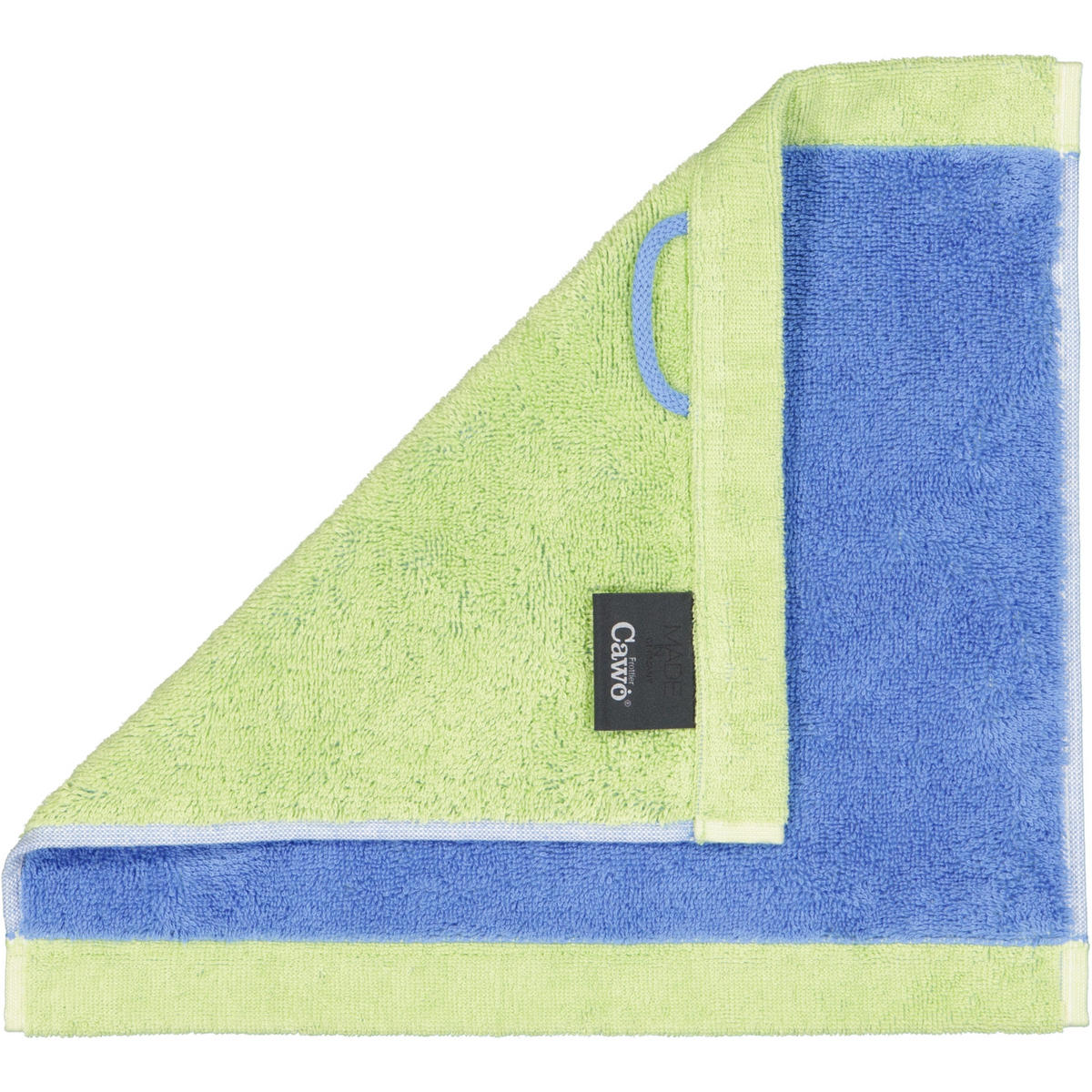 HANDTÜCHER LIFESTYLE SPLASH 7071 CAPRI/PISTAZIE - 14 - Blau, Textil (30/30cm) - Cawoe