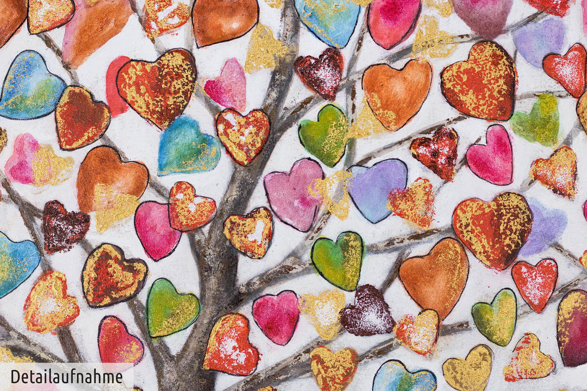 ÖLGEMÄLDE 120/60 cm - Multicolor/Weiß, Holz/Textil (1.72/60cm) - KUNSTLOFT