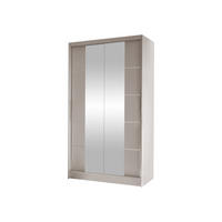 SCHWEBETÜRENSCHRANK Diego V - Kaschmir, Holzwerkstoff/Metall (100/200/58cm) - MIRJAN24