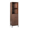 BÜCHERREGAL Madison Braun 45/55/200 cm - Dunkelbraun, Holz (55/200/45cm) - Starfurn