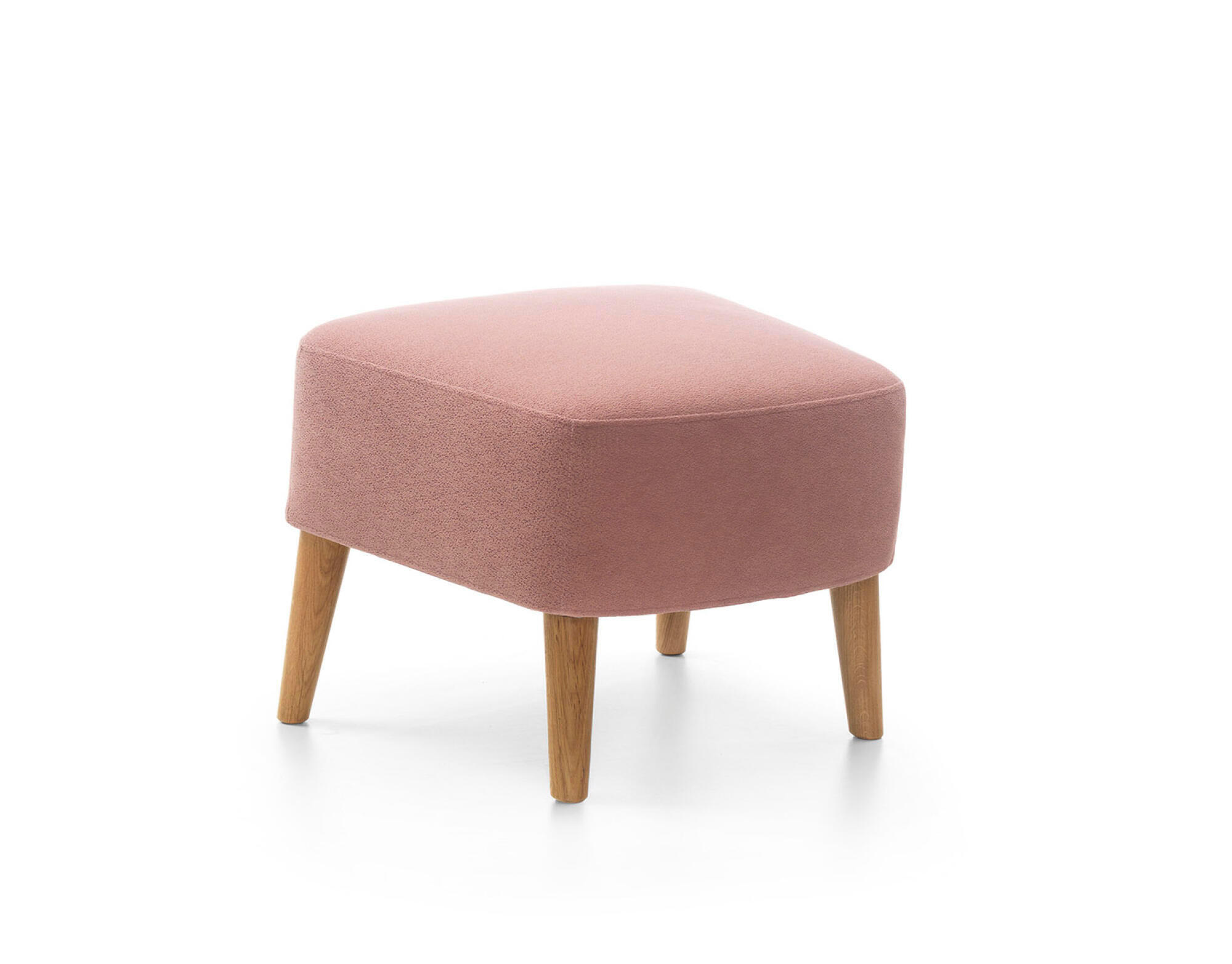 SITZPOUF NEXT Rosa 56x46x43 cm - Pink, Textil (56/43/46cm) - FURNLUX