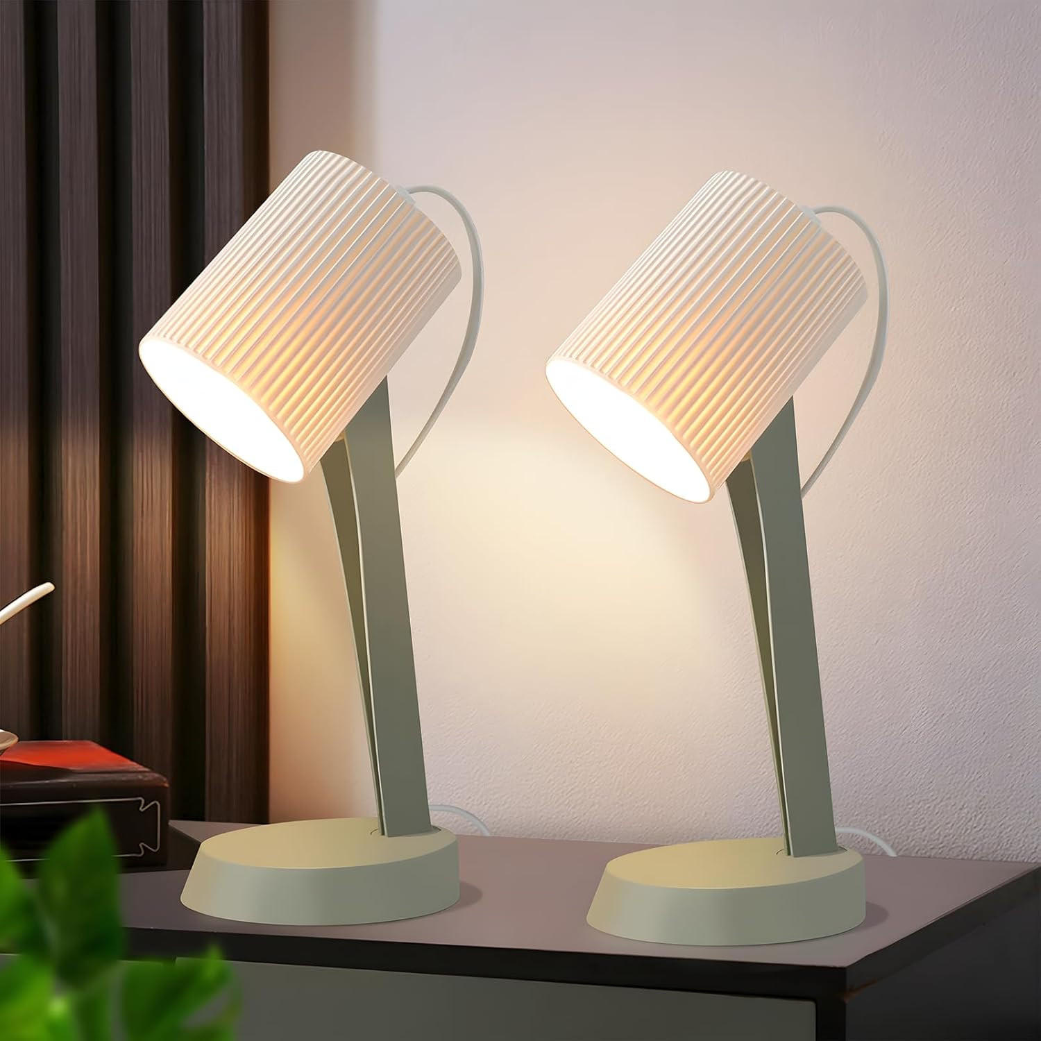TISCHLEUCHTE DYRN 37.4/19.5/14 cm（2er-set） - Grün, Metall (14/37.4/19.5cm) - ZMH