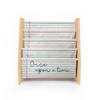 BÜCHERREGAL aus Kiefer-Sperrholz und bedrucktem Onceupon-Textil - Beige, Holz (31/71/61cm) - RNT By Really Nice Things