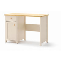 SCHREIBTISCH STORY 3 - Eichefarben/Beige, Holzwerkstoff (110/76/52cm) - Meblini