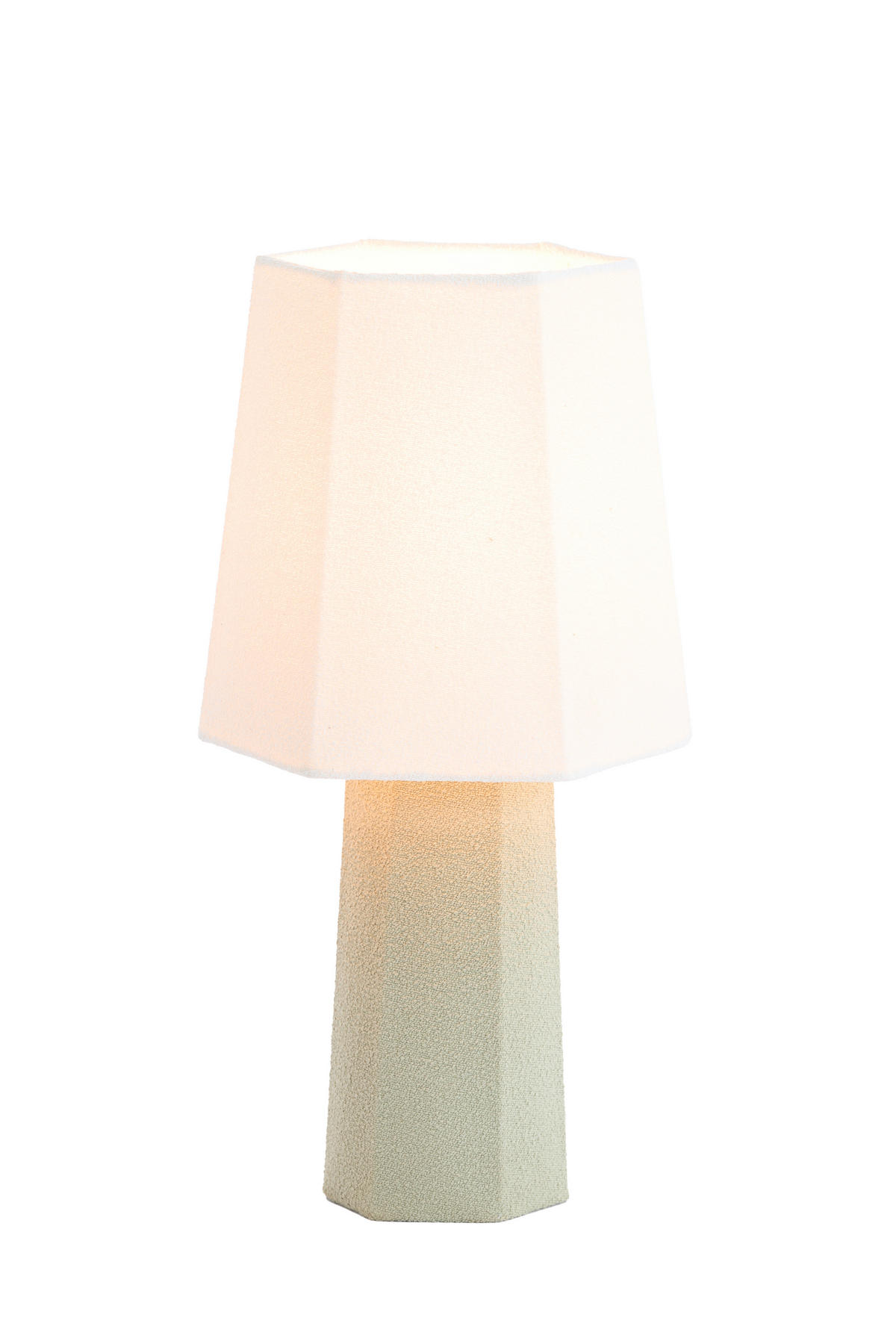 TISCHLAMPE Musabo Grün Ø25/49 cm - Grün, Textil (25/25/49cm) - Light & Living