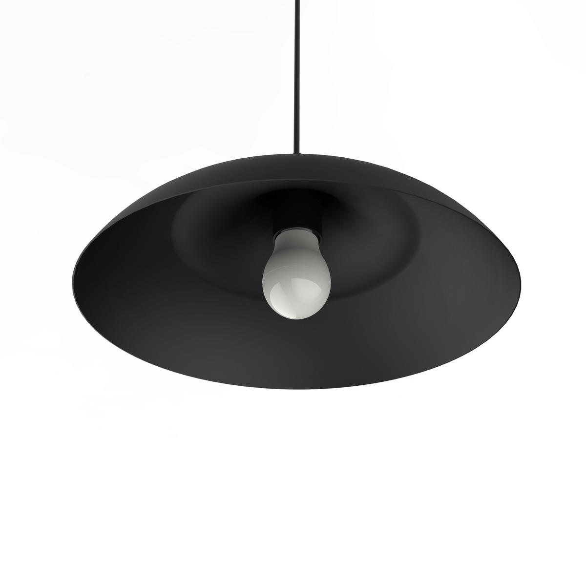 HÄNGELEUCHTE - Schwarz, Metall (40/40/17cm) - Lumicom