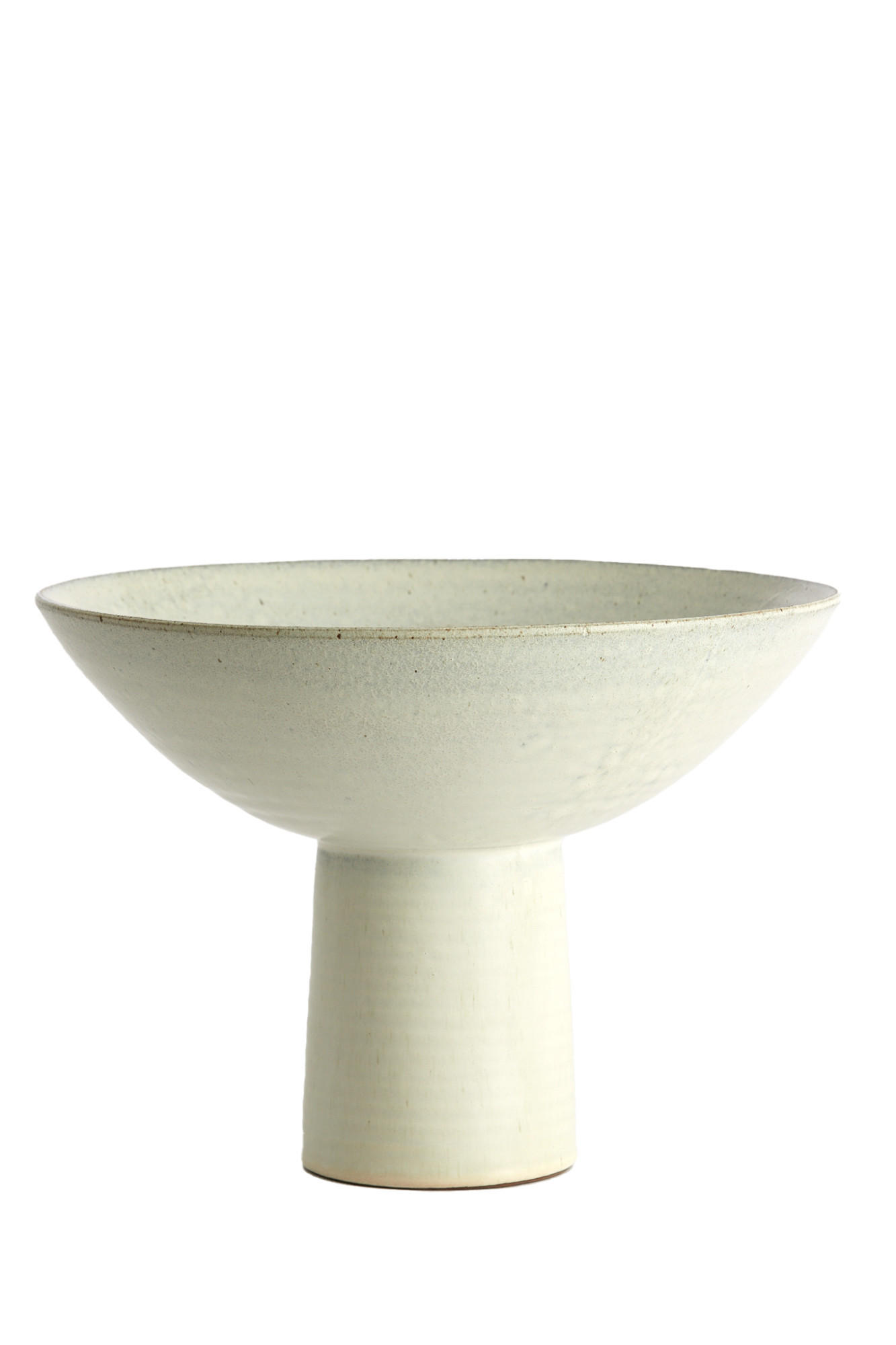 SCHALE Vasco Weiß Ø35,5/25,5 cm - Weiß, Keramik (25.5cm) - Light & Living