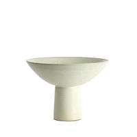 SCHALE Vasco Weiß Ø35,5/25,5 cm - Weiß, Keramik (25.5cm) - Light & Living
