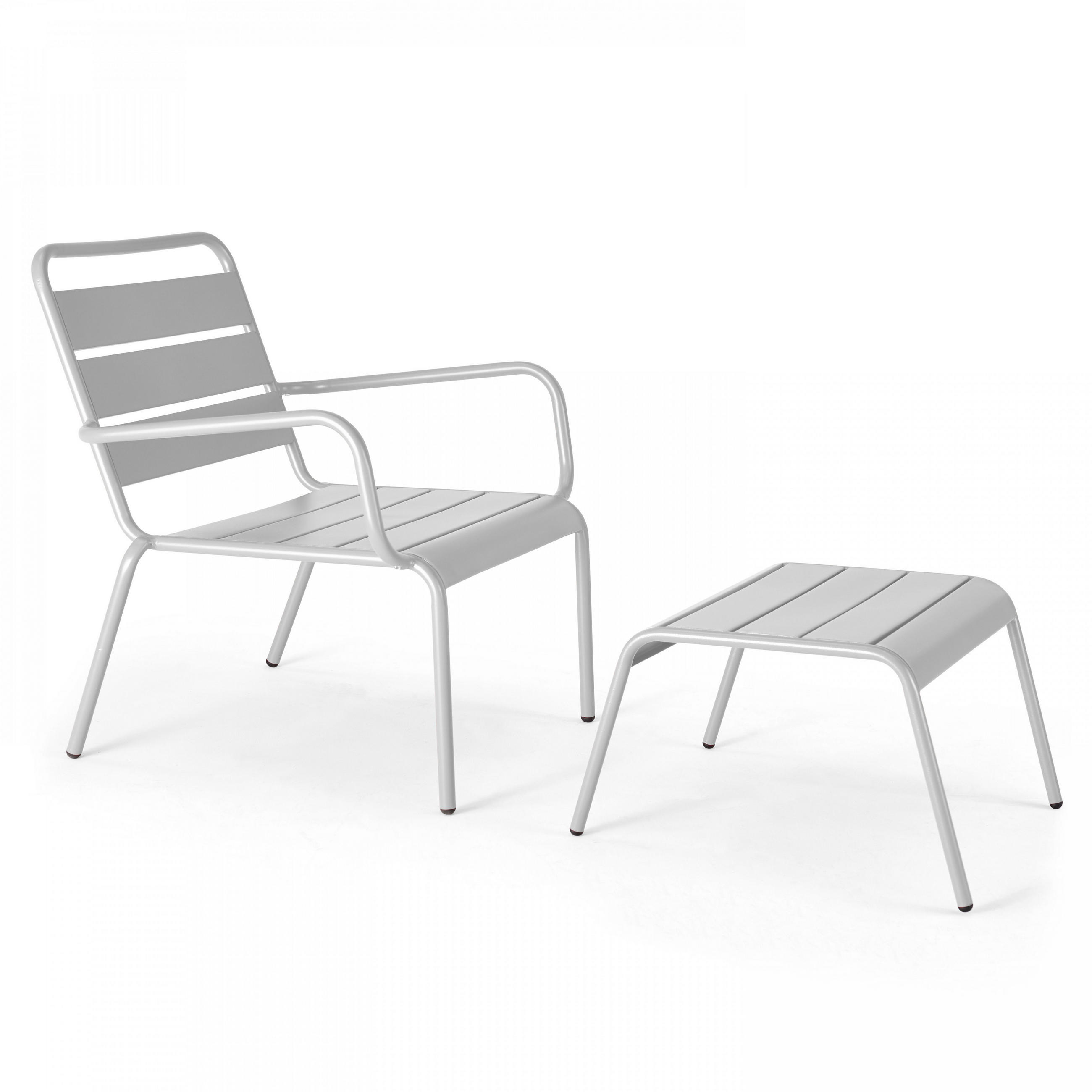 Oviala Relaxsessel Weiß 64x72x60 cm