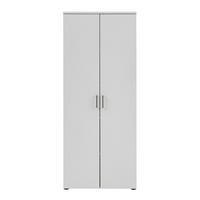 AKTENSCHRANK Hippo Large  200x80x41 cm 5 Fächern & 2 Flügeltüren Lichtgrau - Grau, Holz (80/200/41cm) - PROREGAL