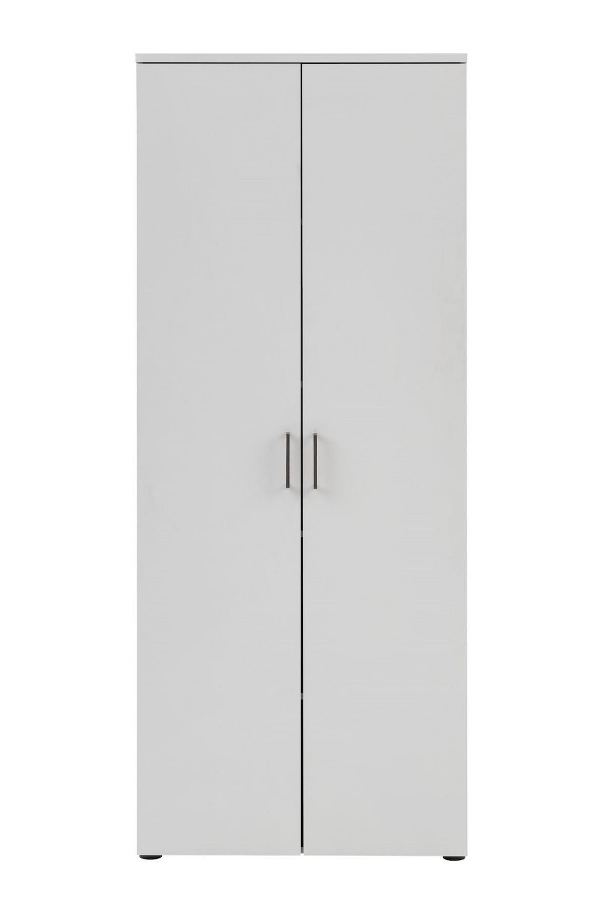 AKTENSCHRANK Hippo Large  200x80x41 cm 5 Fächern & 2 Flügeltüren Lichtgrau - Grau, Holz (80/200/41cm) - PROREGAL
