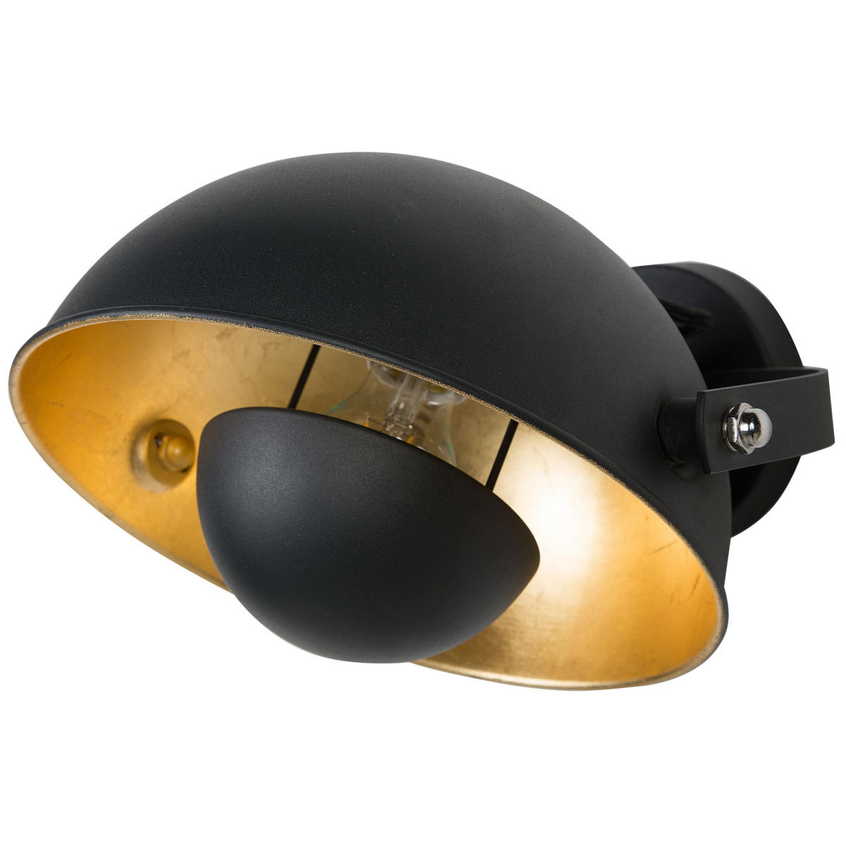 WANDLEUCHTE Thames 26/26/17 cm - Schwarz, Metall (26/17/26cm) - Beliani