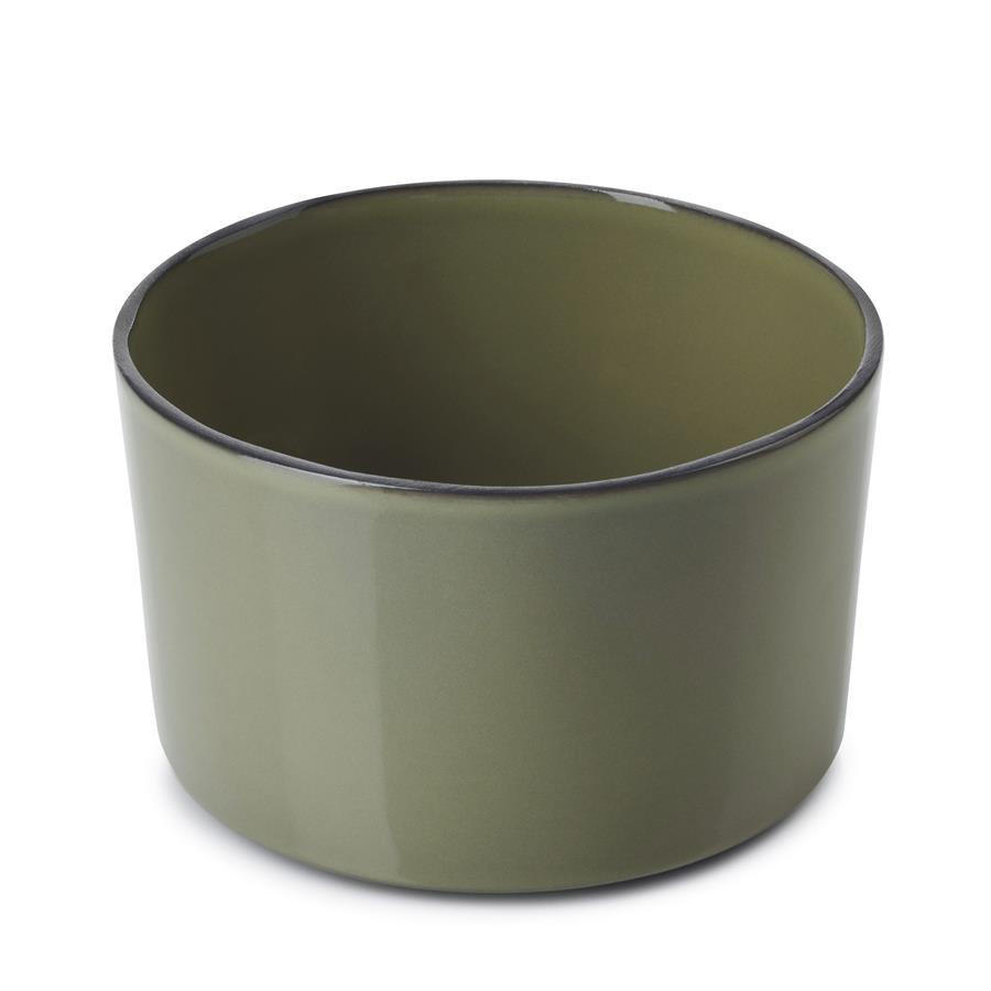 SCHÜSSEL CARACTERE 44 CL Karadmom - Dunkelgrün, Keramik (11cm) - Revol Porcelaine France