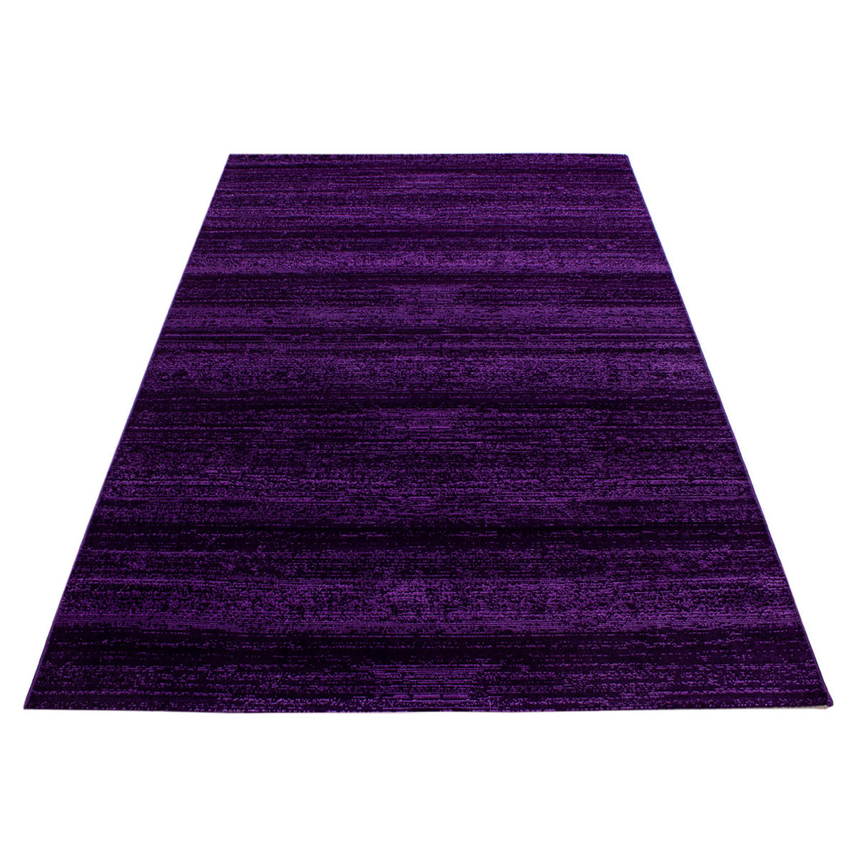 KURZFLORTEPPICH INN, einfarbig, Violett, 140 x 200 cm - Lila, Textil (140/200cm) - KADIMA DESIGN