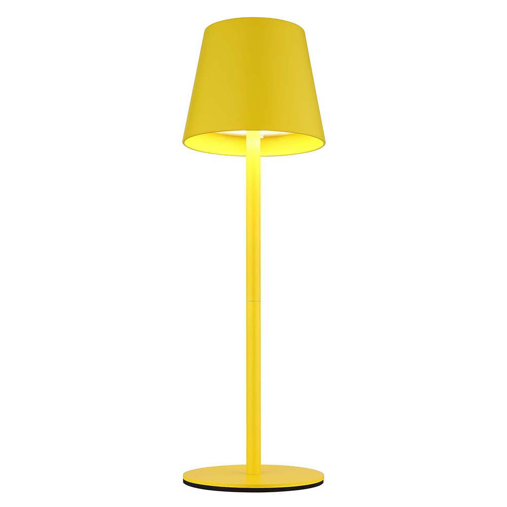 LED TISCHLAMPE VANNIE I Gelb - Gelb, Metall (11.5/11.5/36cm) - Globo Lighting