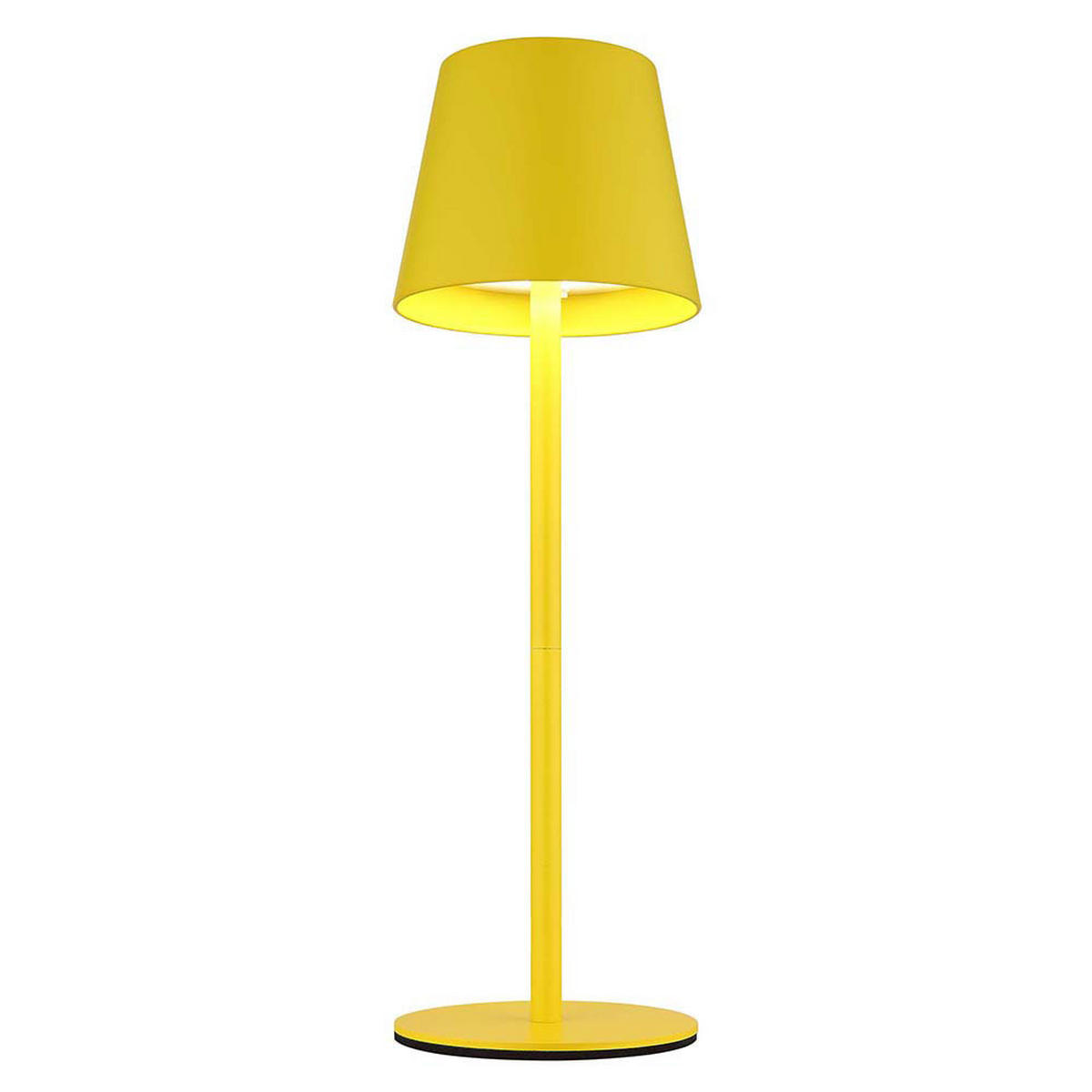 LED TISCHLAMPE VANNIE I Gelb - Gelb, Metall (11.5/11.5/36cm) - Globo Lighting