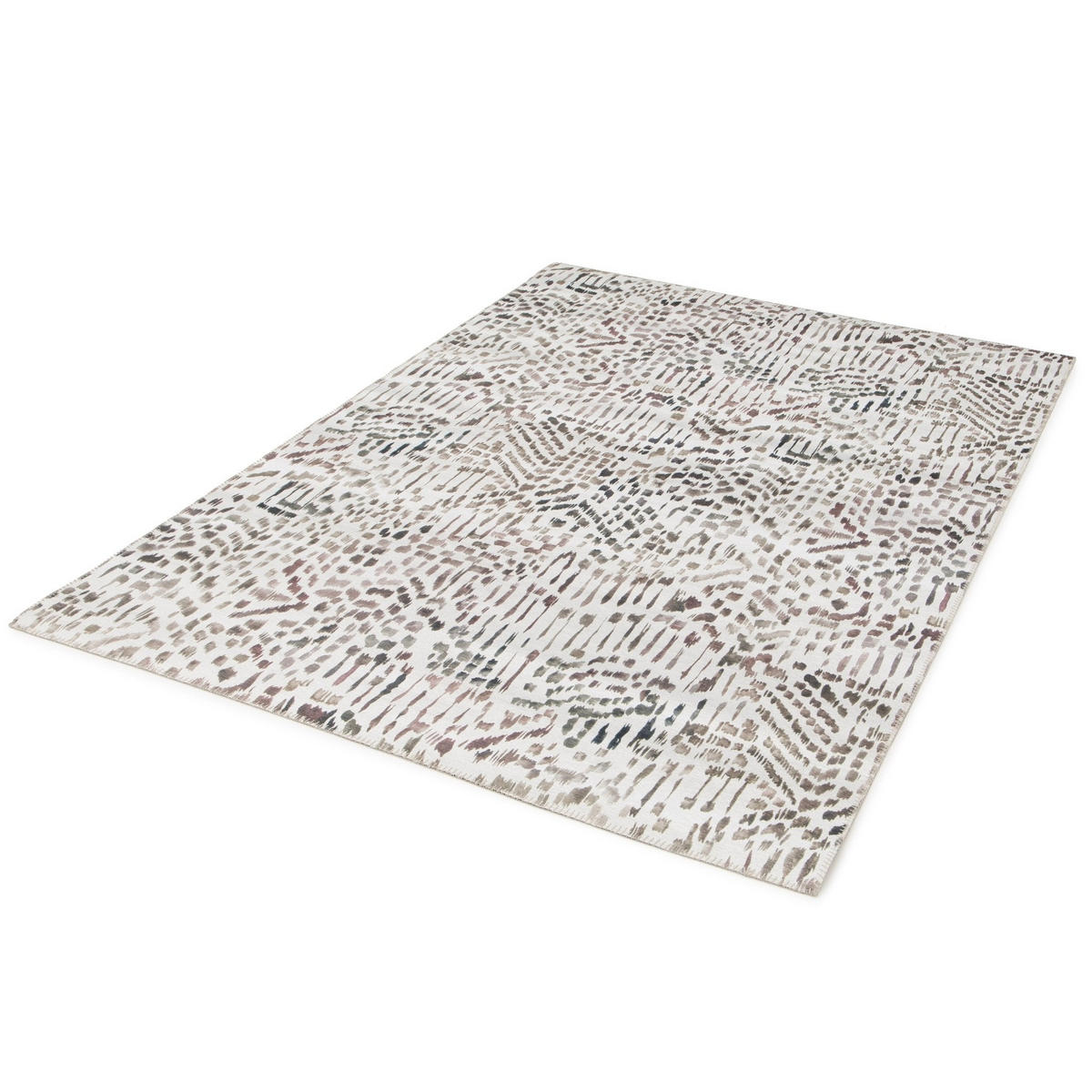 TEPPICH Design englische Naht grau - Grau, Textil (160/230cm) - AFK Living