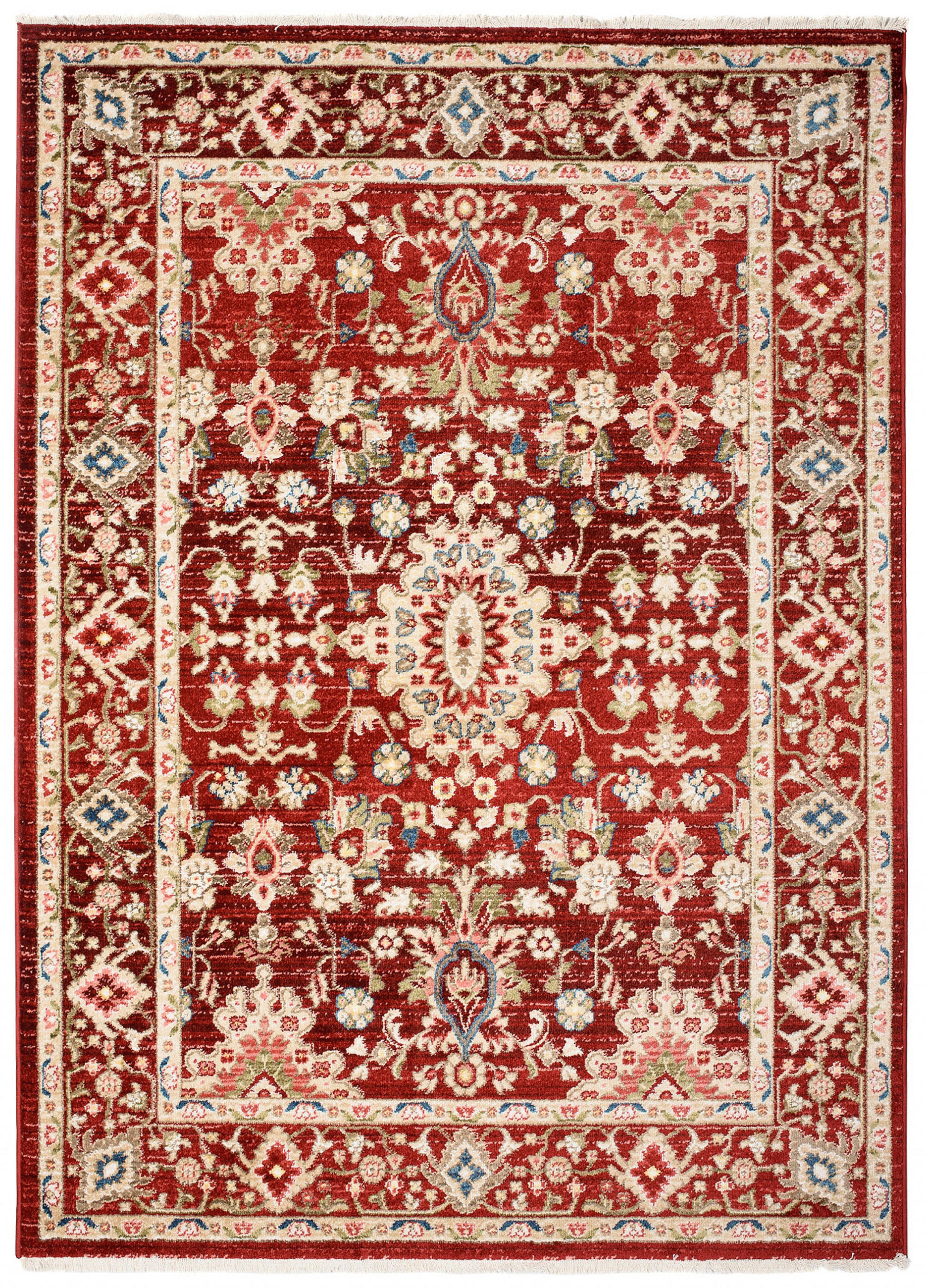 TEPPICH RIVIOLI Rot 80/150 cm - Rot, Textil (80/150cm) - Tapiso