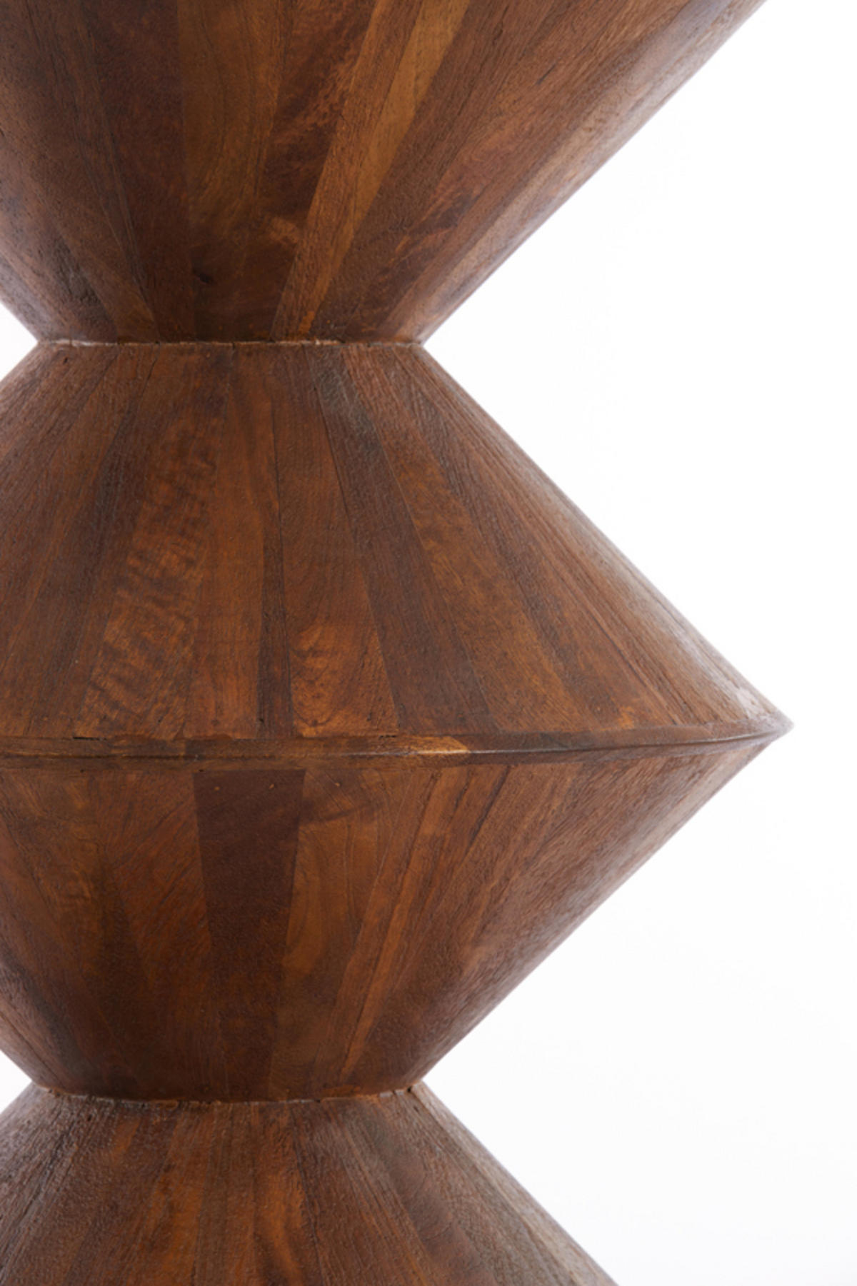 BEISTELLTISCH Larus Braun Ø45/60 cm - Dunkelbraun, Holz (45/45/60cm) - Light & Living