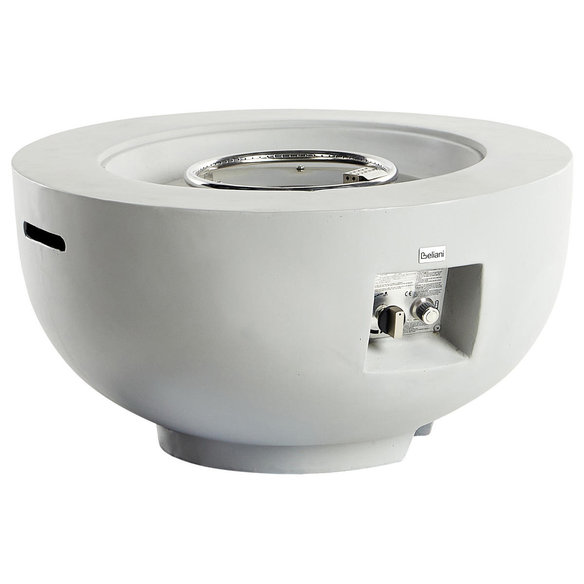 FEUERSTELLE Grau Daisetu - Grau, Stein (79/42/79cm) - Beliani