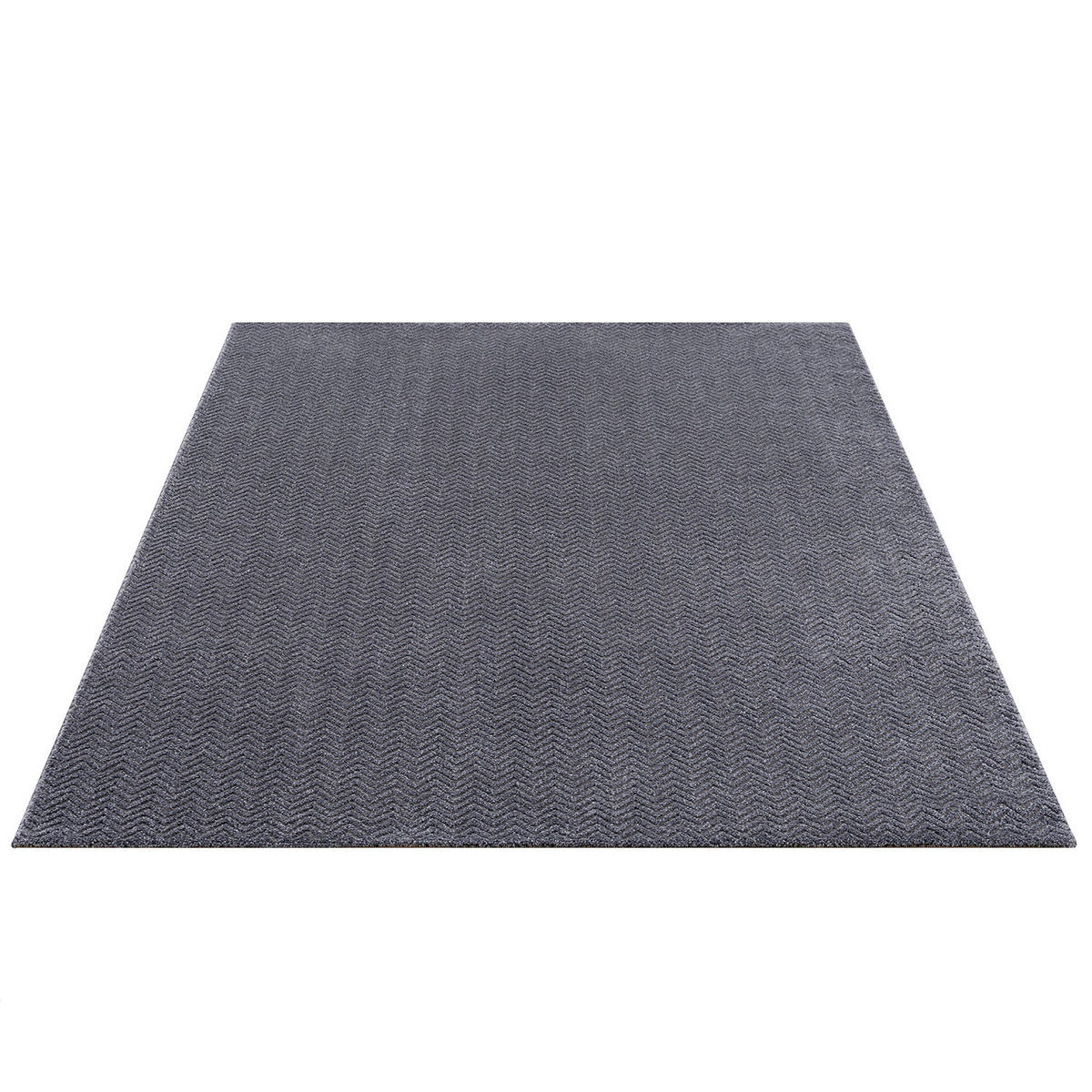 KURZFLOR-TEPPICH Fancy 805 Grau 140x200 cm - Grau, Textil (140/200cm) - carpet city