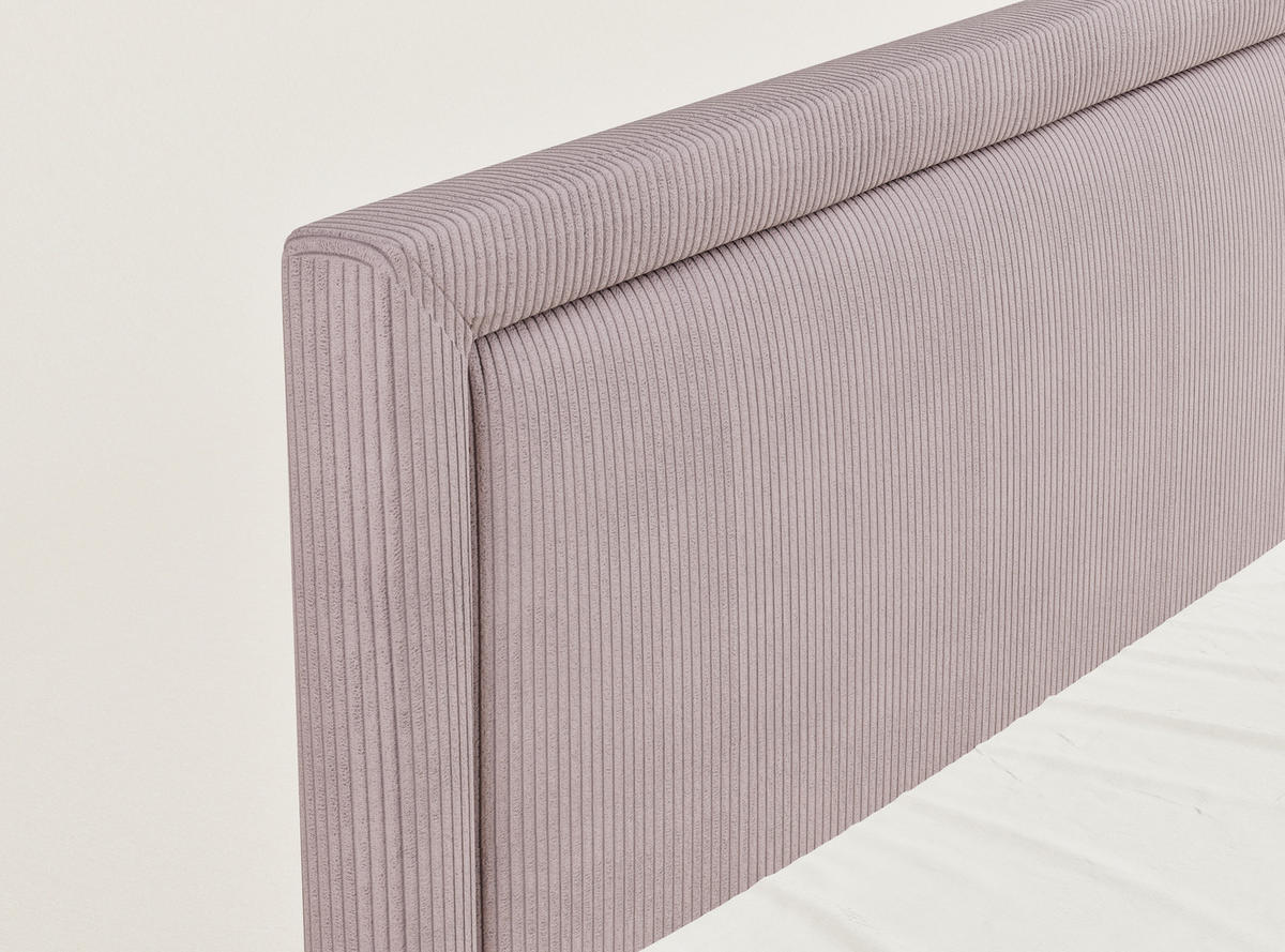 BOXSPRINGBETT Fresco 200/200 cm, in Lila, Bettkasten, Matratze, Topper - Lila/Schwarz, Holz/Holzwerkstoff (200/200cm) - Maison de Reve