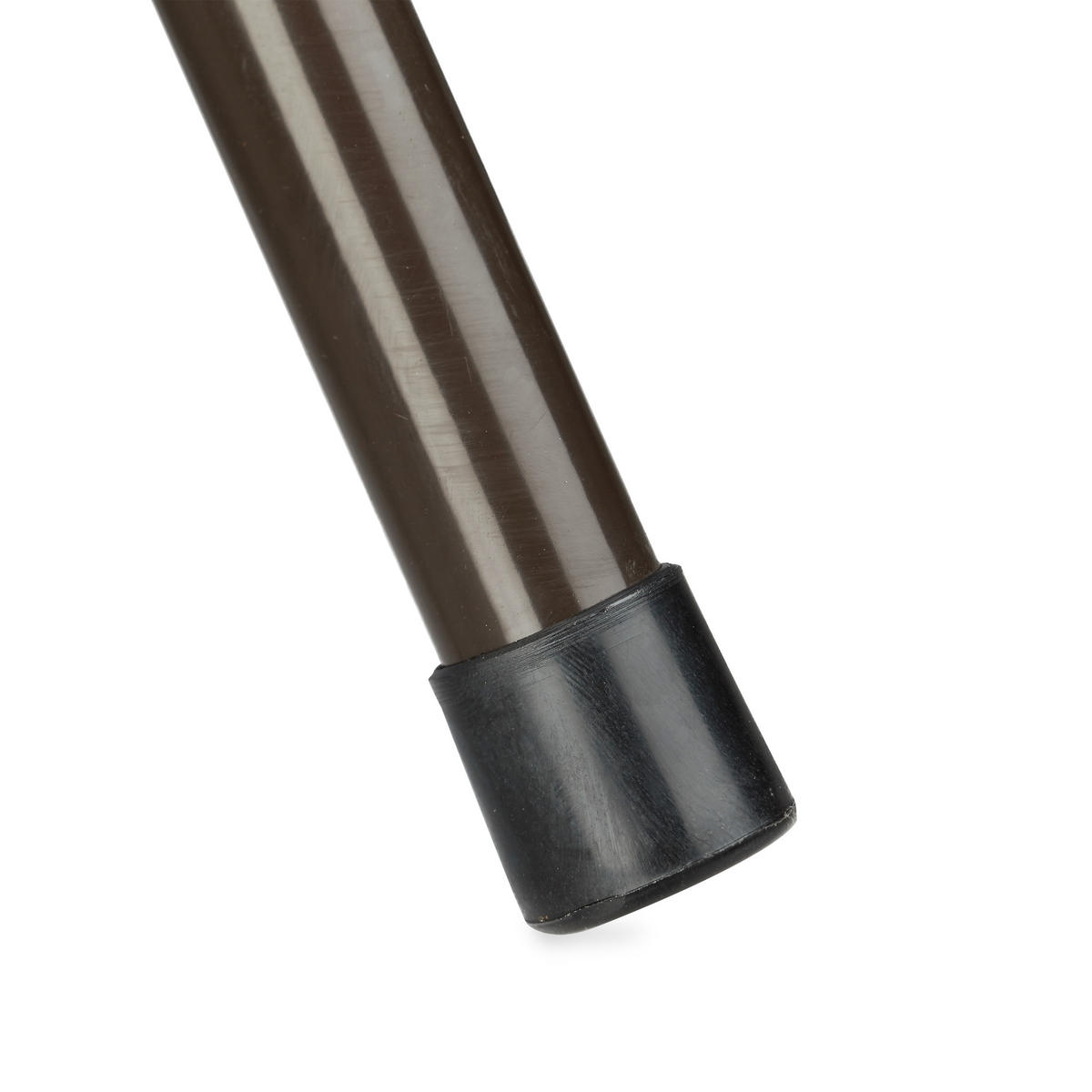 KLAPPHOCKER - Dunkelbraun, Kunststoff/Metall (33/45/29cm) - Relaxdays