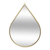 DEKO-SPIEGEL tropfenförmig 21/1,2/29 cm - Goldfarben, Metall (1.2/29/21cm) - Atmosphera Createur d´interieur