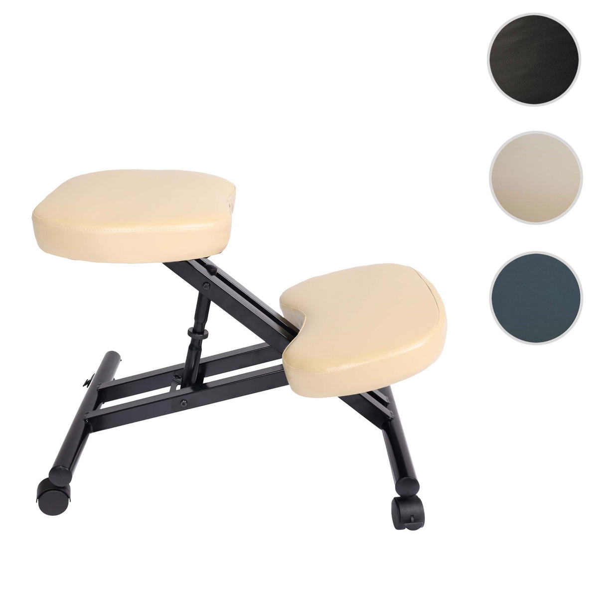 KNIESTUHL ROLLBAR Beige - Beige, Textil (50/67/67cm) - MCW