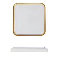 LED stropní světlo Zara 40/40/7 cm - bílá, plast (40/40/7cm) - Nettlife