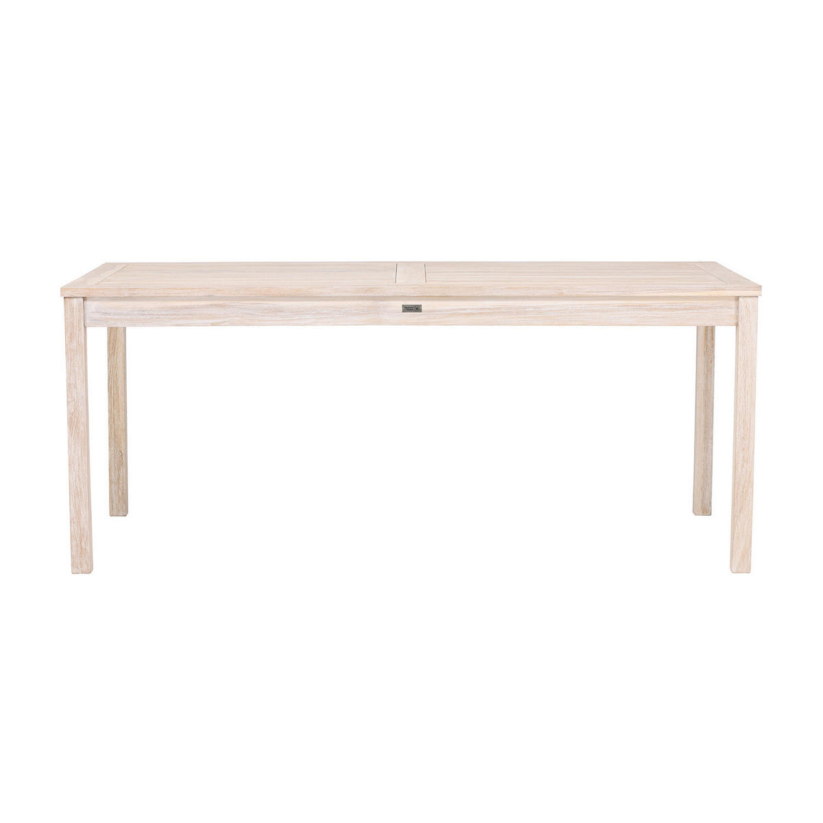 GARTENTISCH - Weiß - Holz teilmassiv - 90 x 75 x 180 cm - Weiß, Holz (180/90/75cm) - home24