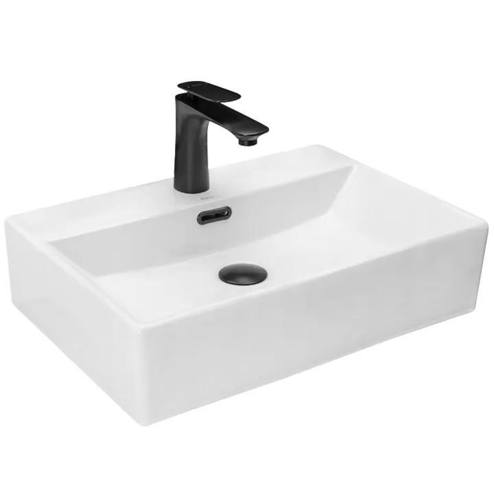 AUFSATZ-HÄNGEWASCHBECKEN Rea Bonita - Weiß, Keramik (36/13/51cm) - REA