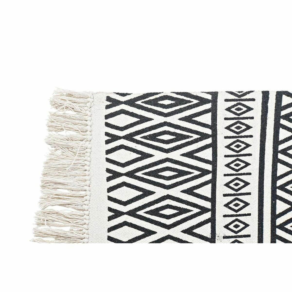 TEPPICH Schwarz Weiß (160 x 250 x 0,7 cm) - Multicolor, Textil (160/250cm) - DKD Home Decor