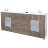 SIDEBOARD Grömitz Eiche Ribbeck - Alteiche, Holzwerkstoff (166.5/75.5/35cm) - Vladon
