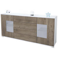 SIDEBOARD Grömitz Eiche Ribbeck - Alteiche, Holzwerkstoff (166.5/75.5/35cm) - Vladon