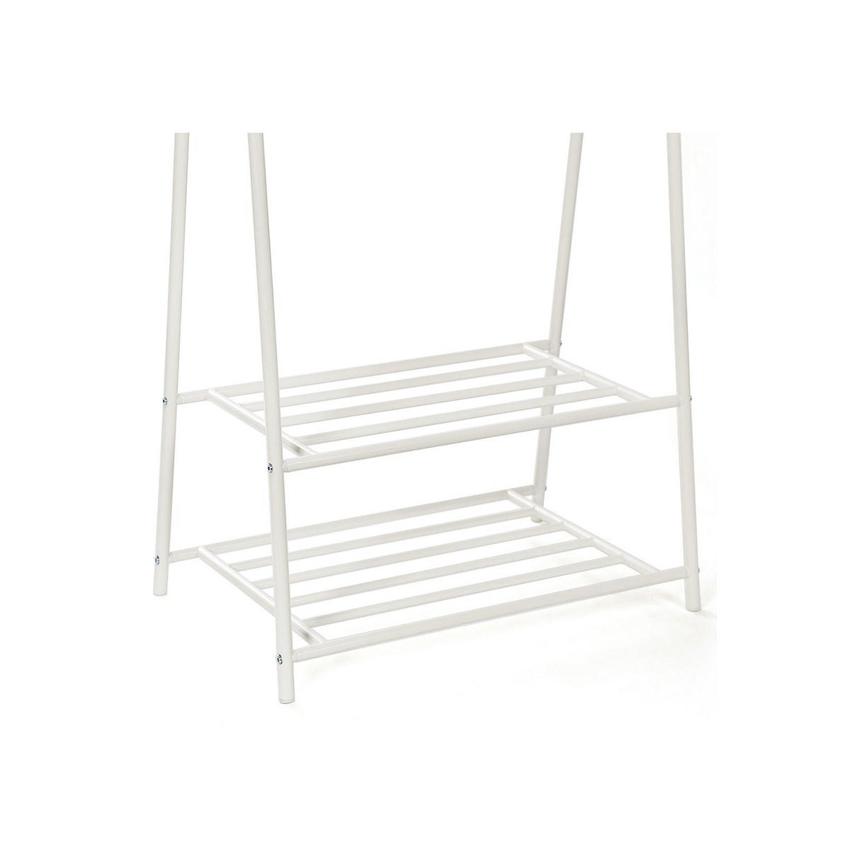 KLEIDERSTÄNDER - Weiß, Metall (155/41/87.5cm) - Hansiro