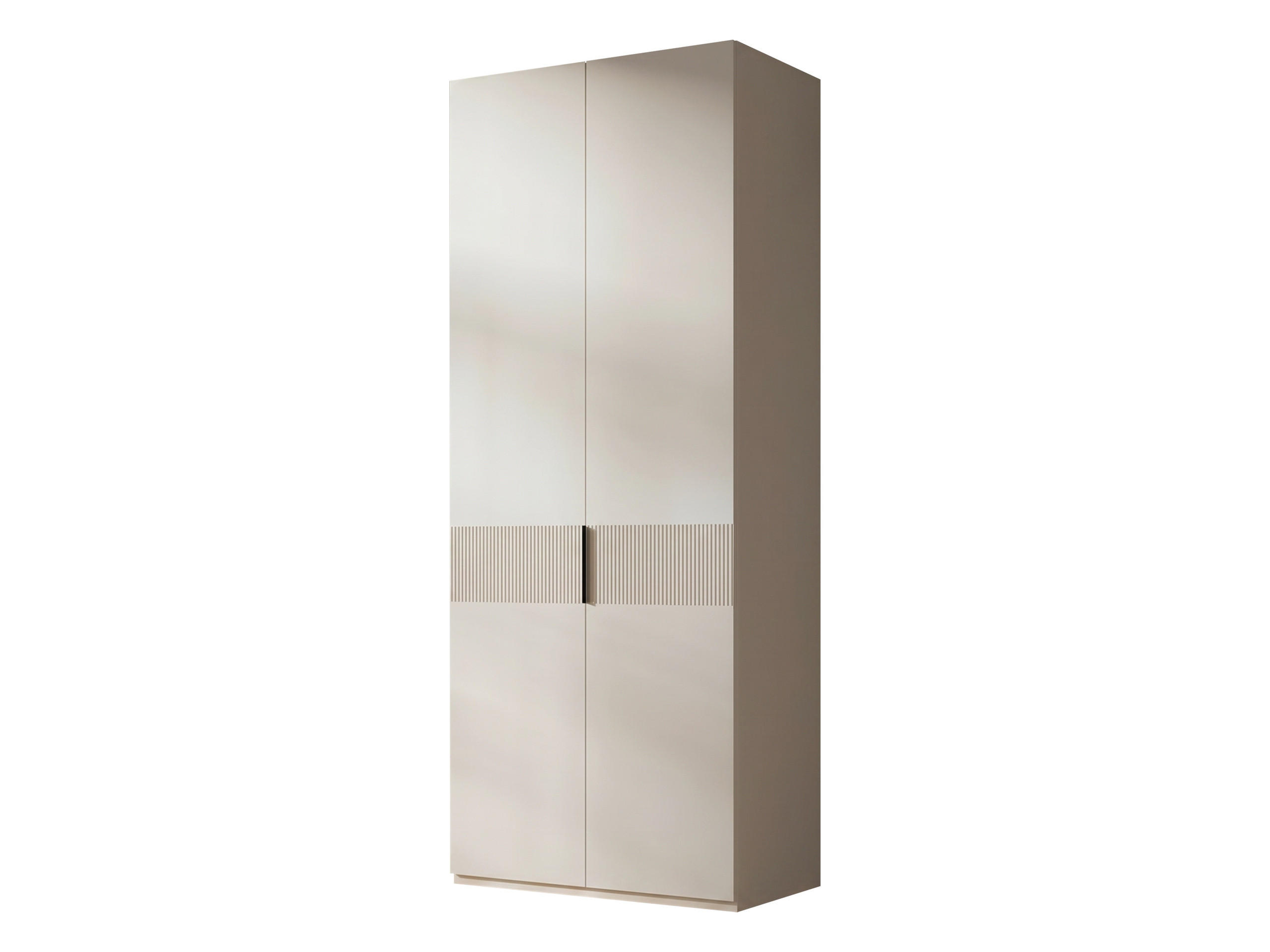 KLEIDERSCHRANK Soreno 90 2D - Beige, Holzwerkstoff/Kunststoff (90/237/60cm) - MIRJAN24