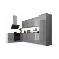 ECKKÜCHE – 330 cm – K54-G330 – Velmora – Grau – ohne E-Geräte - Grau, Holzwerkstoff (330/210/210cm) - ROYAL24_MARKT