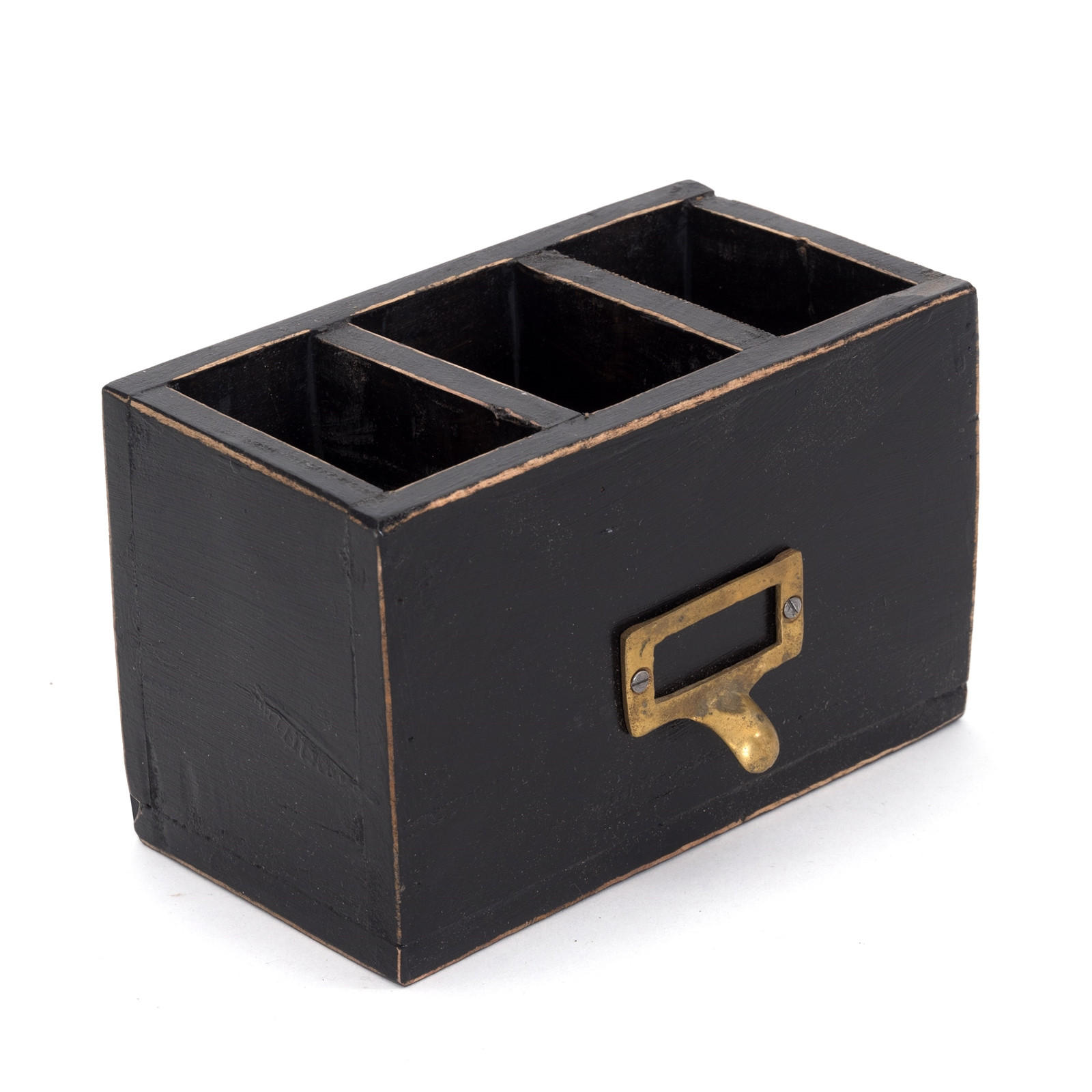 Design Delights Stiftehalter-Box Schwarz 19x12x10 cm