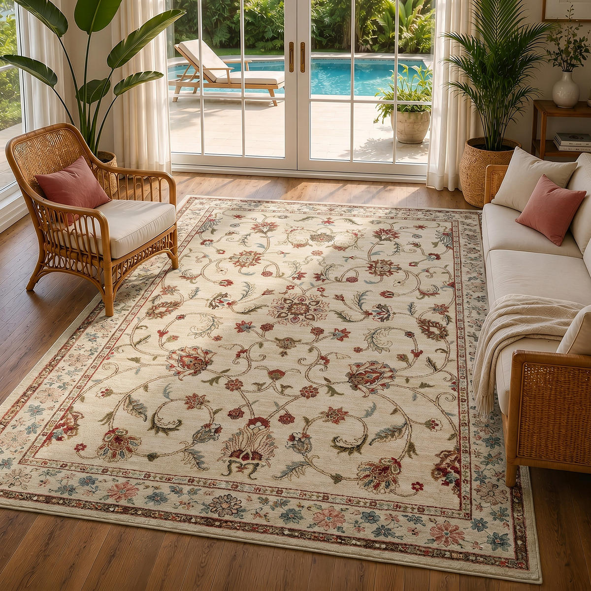 KURZFLORTEPPICH Bekuri 160/230 cm Khaki - Beige, Textil (160/230cm) - LIVABLISS