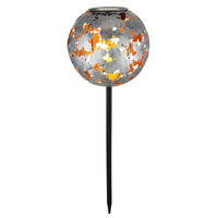 LED AUSSENLEUCHTE Metall Silber - Silberfarben, Metall (18/18/52.5cm) - Globo Lighting