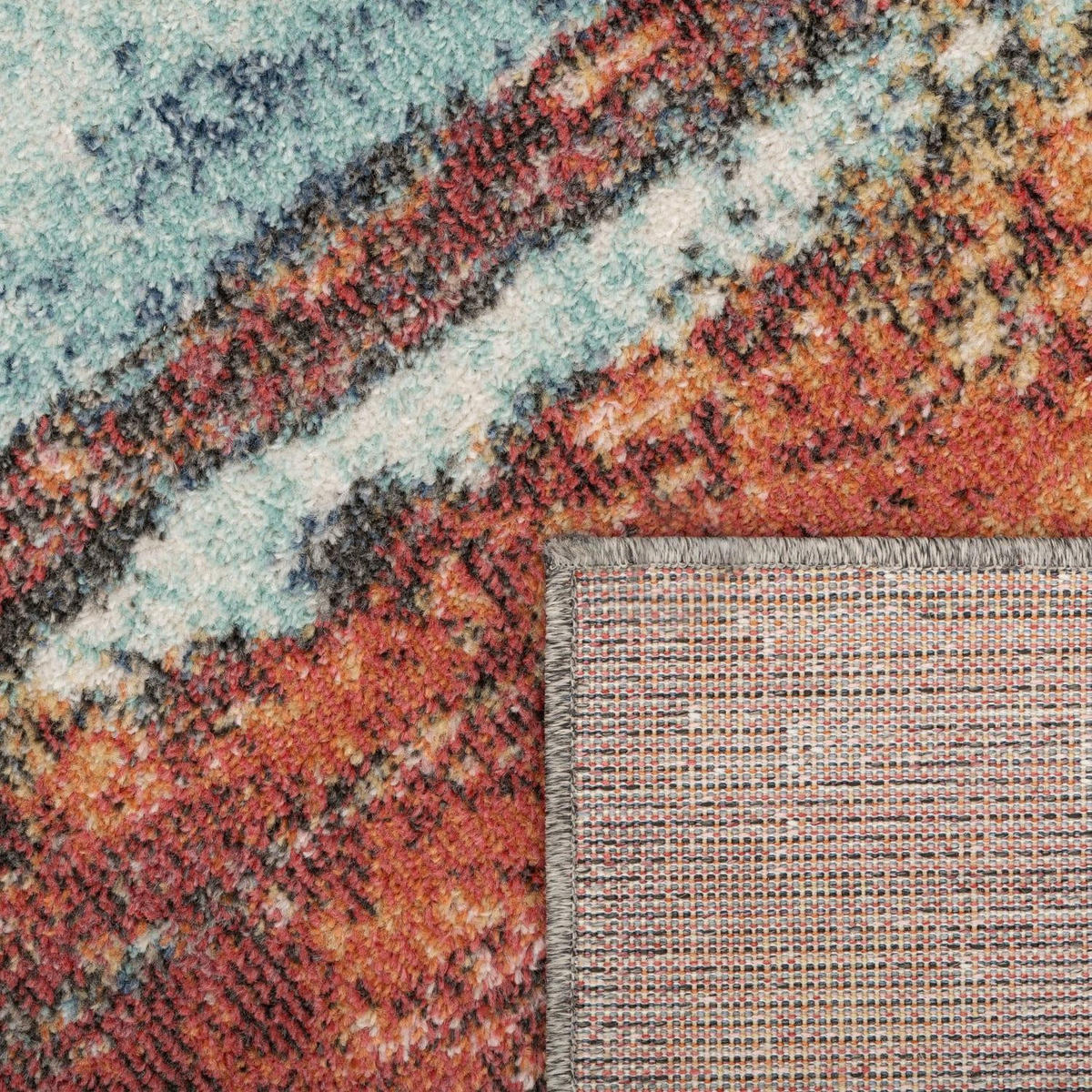 KURZFLORTEPPICH 120/160 RYAN 933 - Multicolor, Kunststoff (120/160cm) - Paco Home