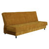 SCHLAFSOFA Enduro XIV Cord - Schwarz/Bronzefarben, Holz/Kunststoff (195/90/85cm) - MIRJAN24