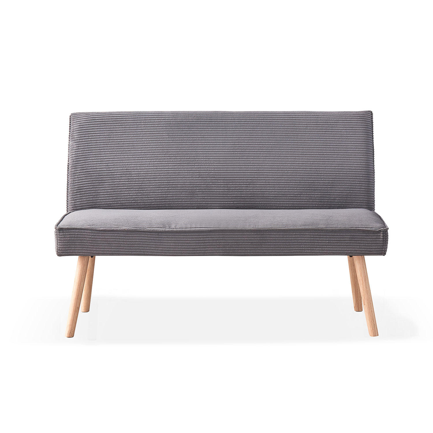 SITZBANK PAUL 160/63/90 cm Anthrazit - Anthrazit, Holz/Textil (63/90/160cm) - DUBI Möbel