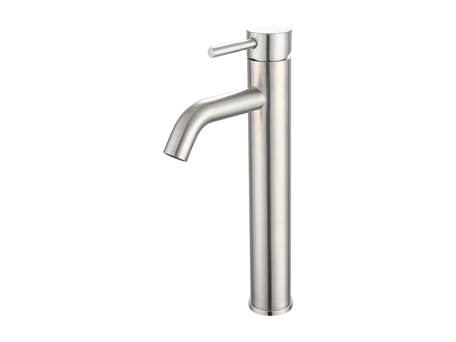 WASCHTISCHARMATUR - 16.5 cm x 4.9 cm - metall - silberfarben Salavan - Silberfarben, Metall (16.5/30.6/4.9cm) - Vente-Unique