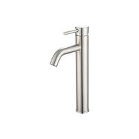 WASCHTISCHARMATUR - 16.5 cm x 4.9 cm - metall - silberfarben Salavan - Silberfarben, Metall (16.5/30.6/4.9cm) - Vente-Unique