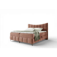 BOXBETT Charles Premi.. In Freya - Rosa, Holzwerkstoff/Textil (120/200cm) - Fun Möbel